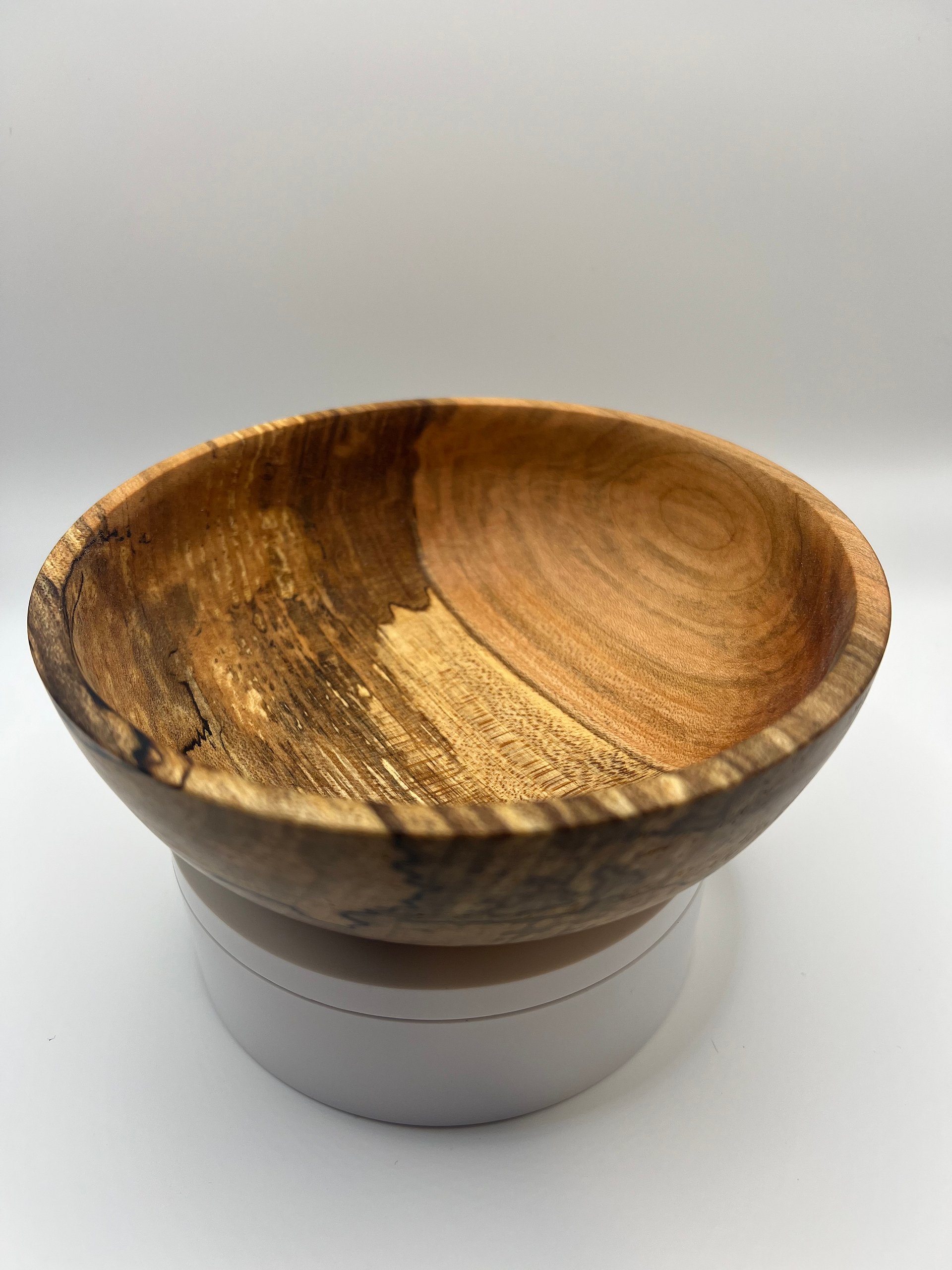 Spalted Maple Wooden Bowl 6.25” – Hand-Turned from Reclaimed Storm-Fallen Wood product image (1)