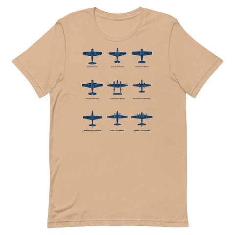 WWII Aircraft Tee (Unisex) Image 1