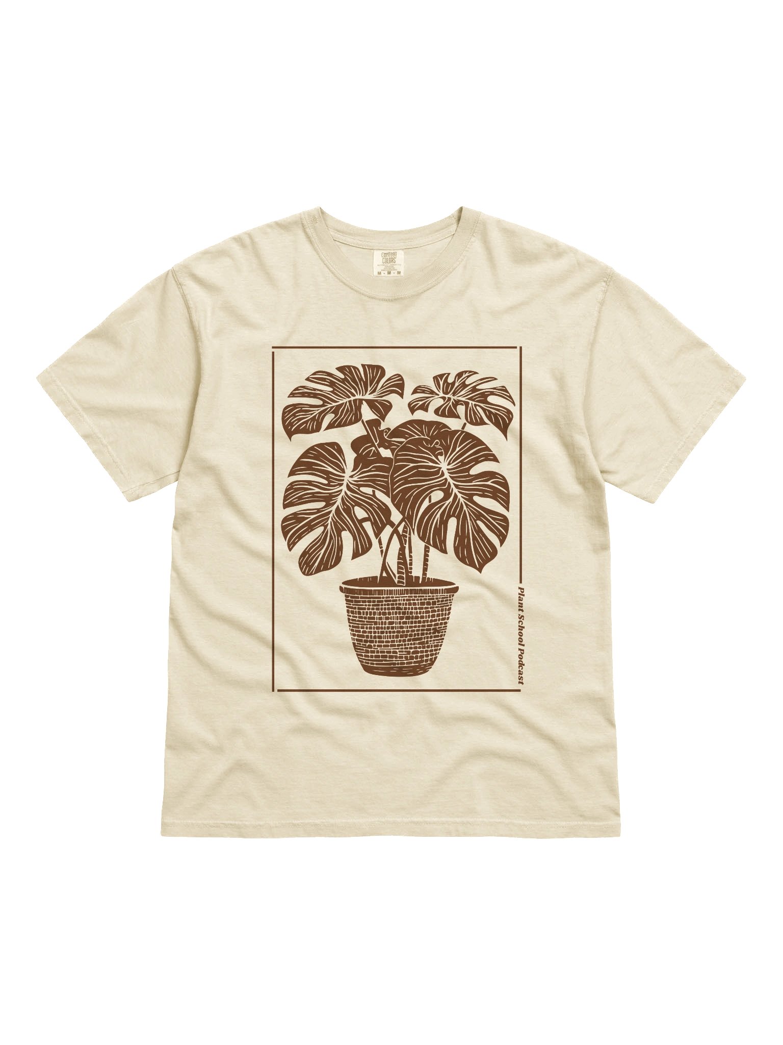 Monstera Linocut product image (1)