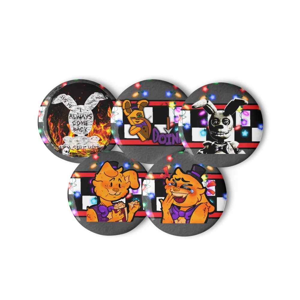 Springy Twitch Pins + 2 Bonus pins (Set 3) product image (7)