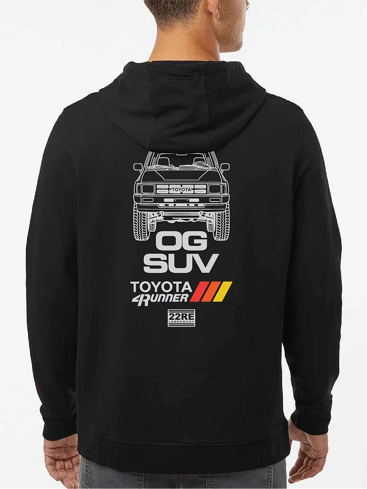 Vertical Unisex Premium Hoodie - Black product image (1)