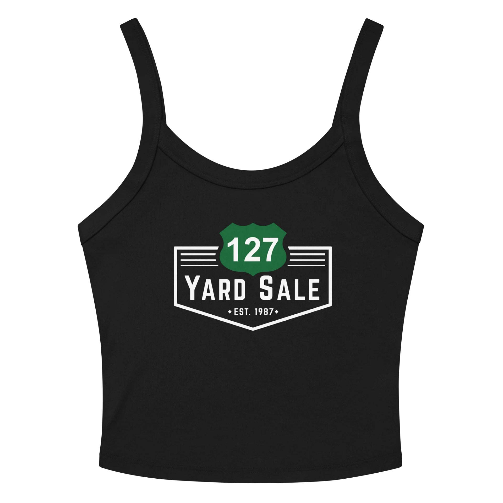 127 Yard Sale (2025) Vintage - Bella+Canvas Women's Micro-Rib Tank Top - Black product image (3)