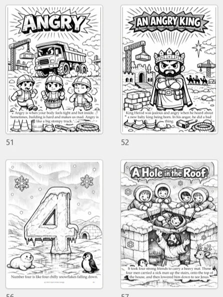Wild Wonders Companion Coloring Book: 16 Themed Pages Per Week product image (2)