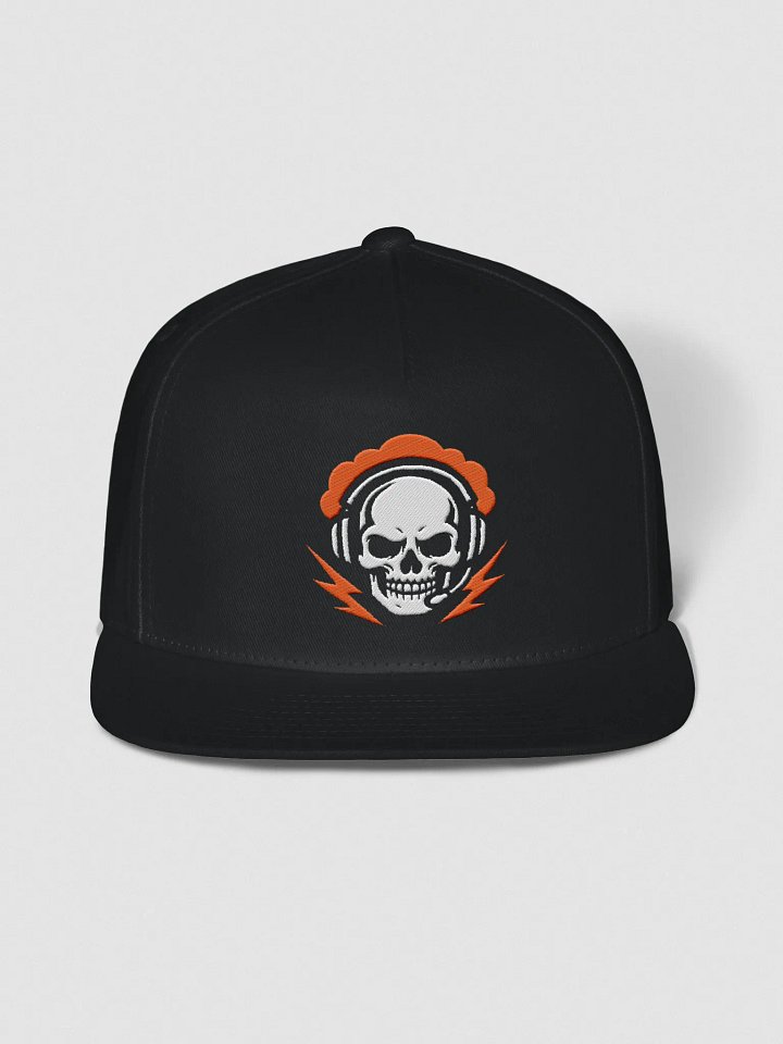 🧢 Atomic Fire Gaming Flat Bill Hat – “Detonation Unit” Edition product image (1)