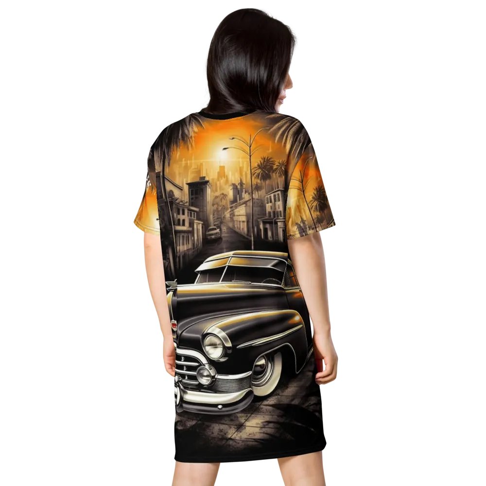 Medellin LR Sunset City Ride T-Shirt Dress product image (2)