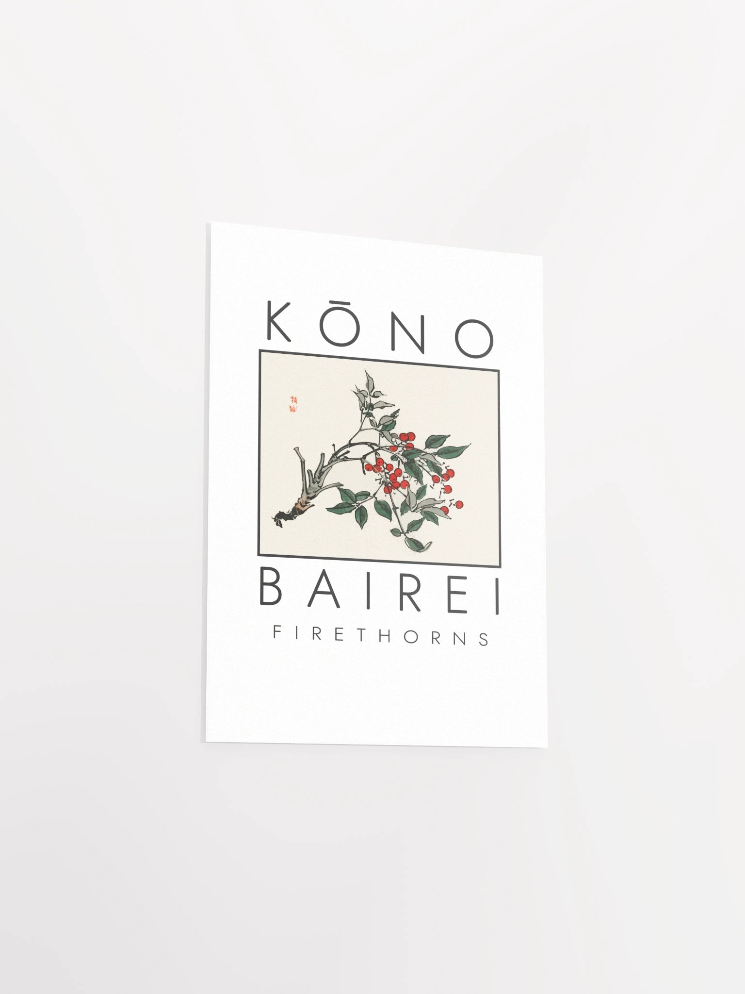 Kono Bairei Firethorns Poster product image (22)