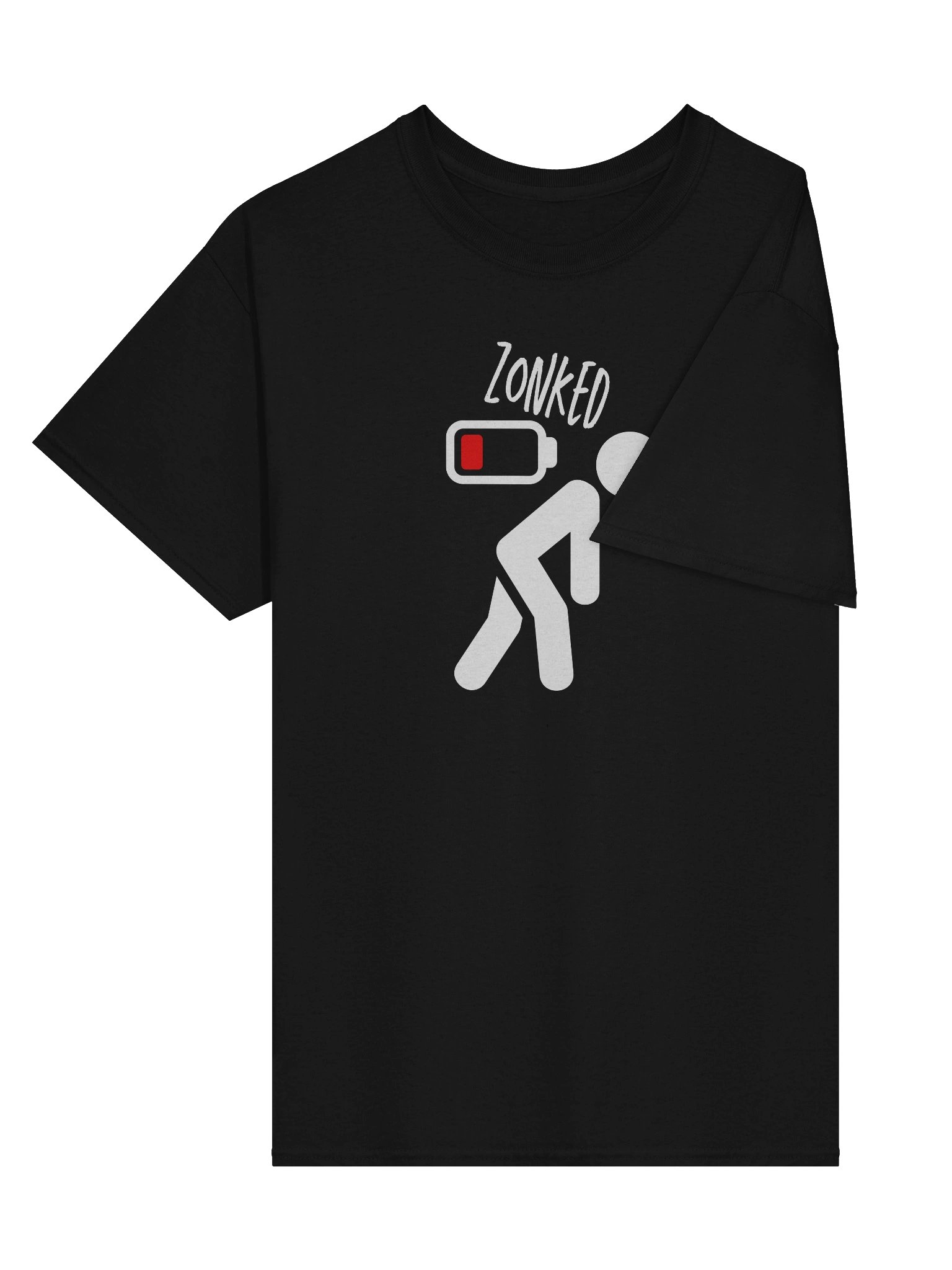 ZONKED Low Battery T-Shirt product image (27)