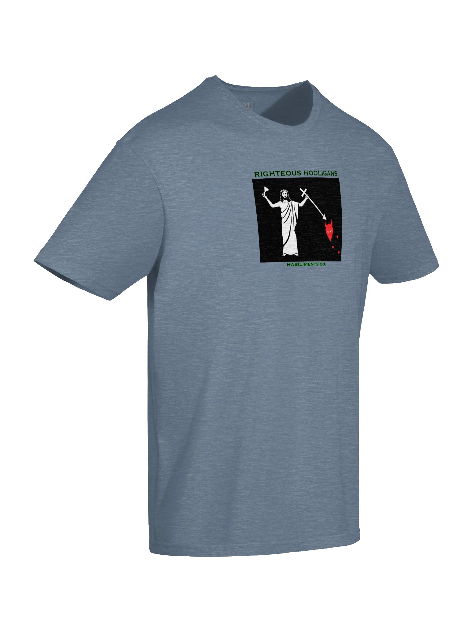 Righteous Hooligans – Send Evil Packing Flag product image (3)