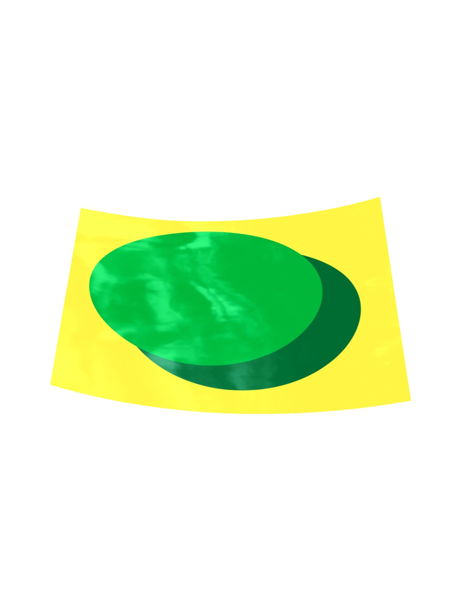 HOLO ZURC Sticker YELLOW; Kiss-cut, Blank product image (6)
