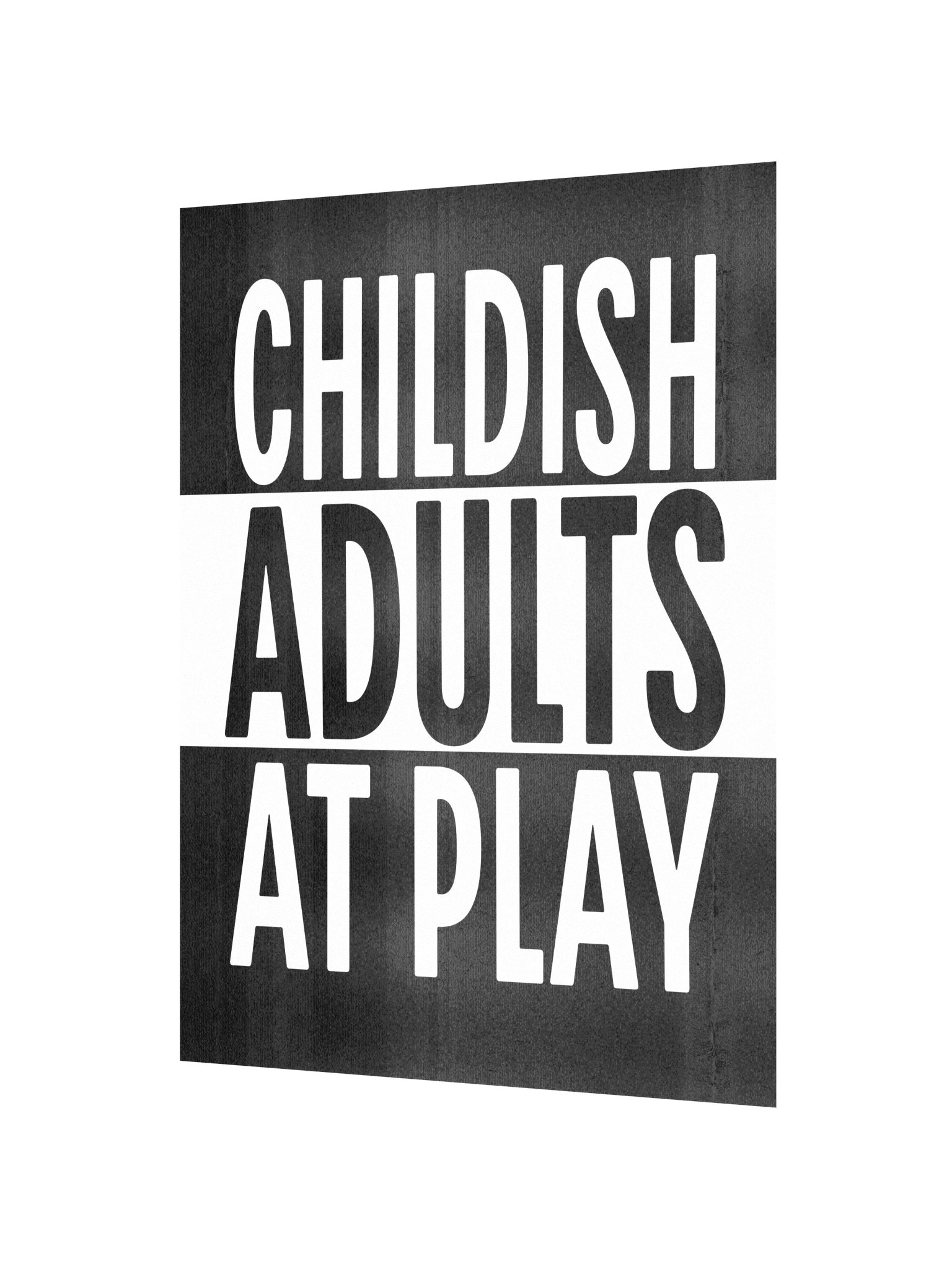 Childish Adults At Play Board Game Room Poster - UNFRAMED product image (2)