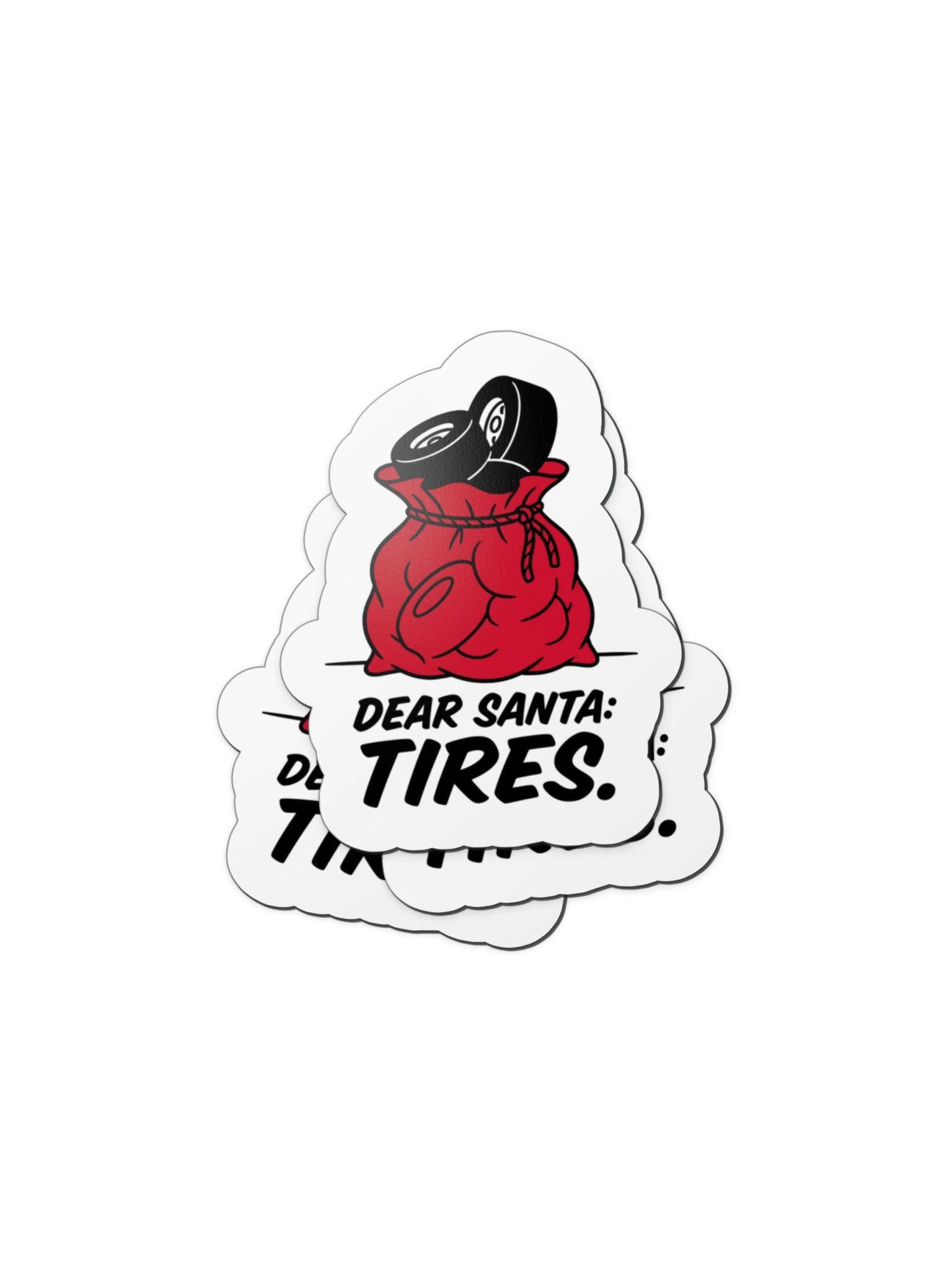 Dear Santa: Tires. Racer Magnet product image (2)