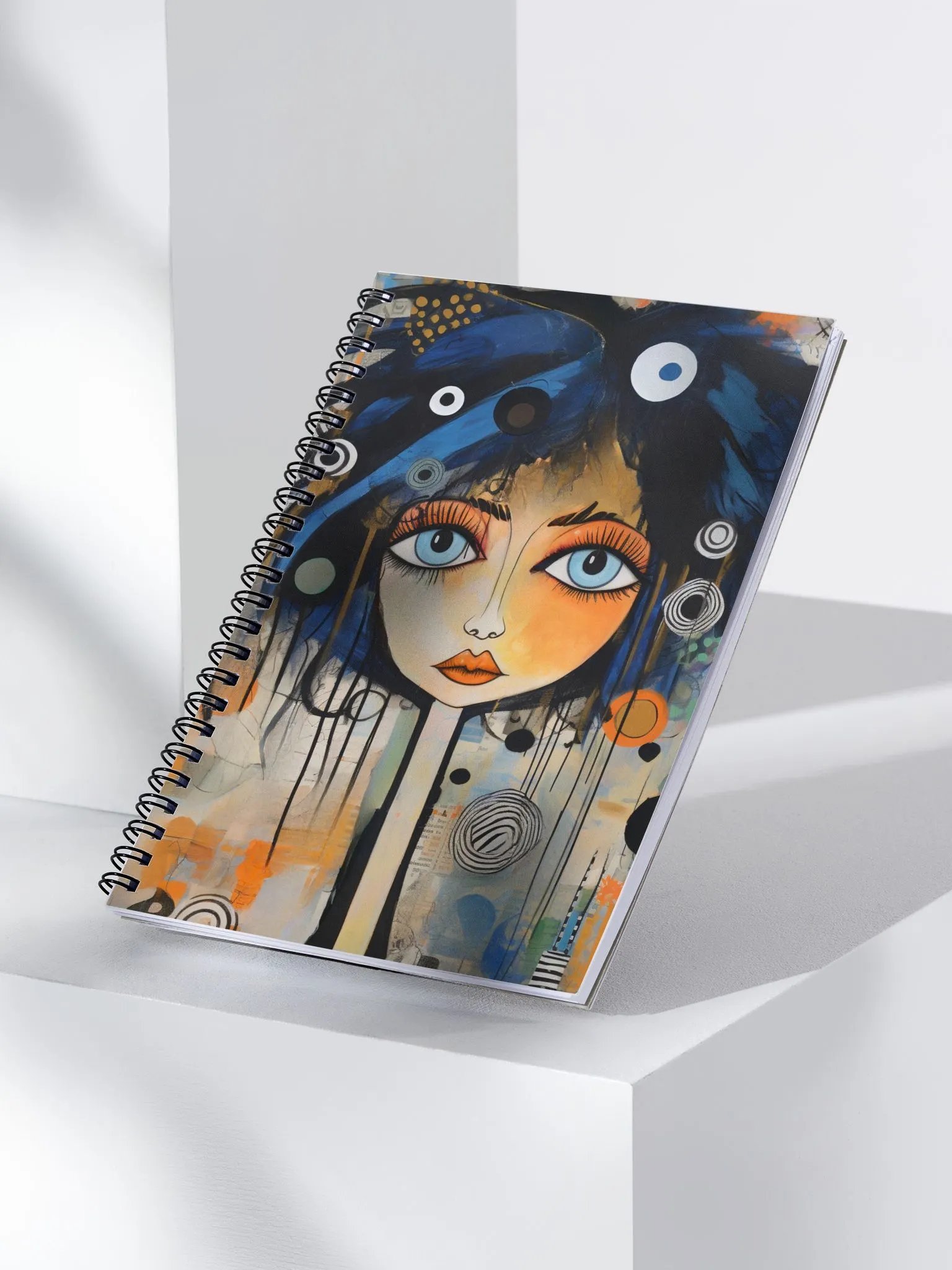 Whimsical Blue Art Notebook product image (3)