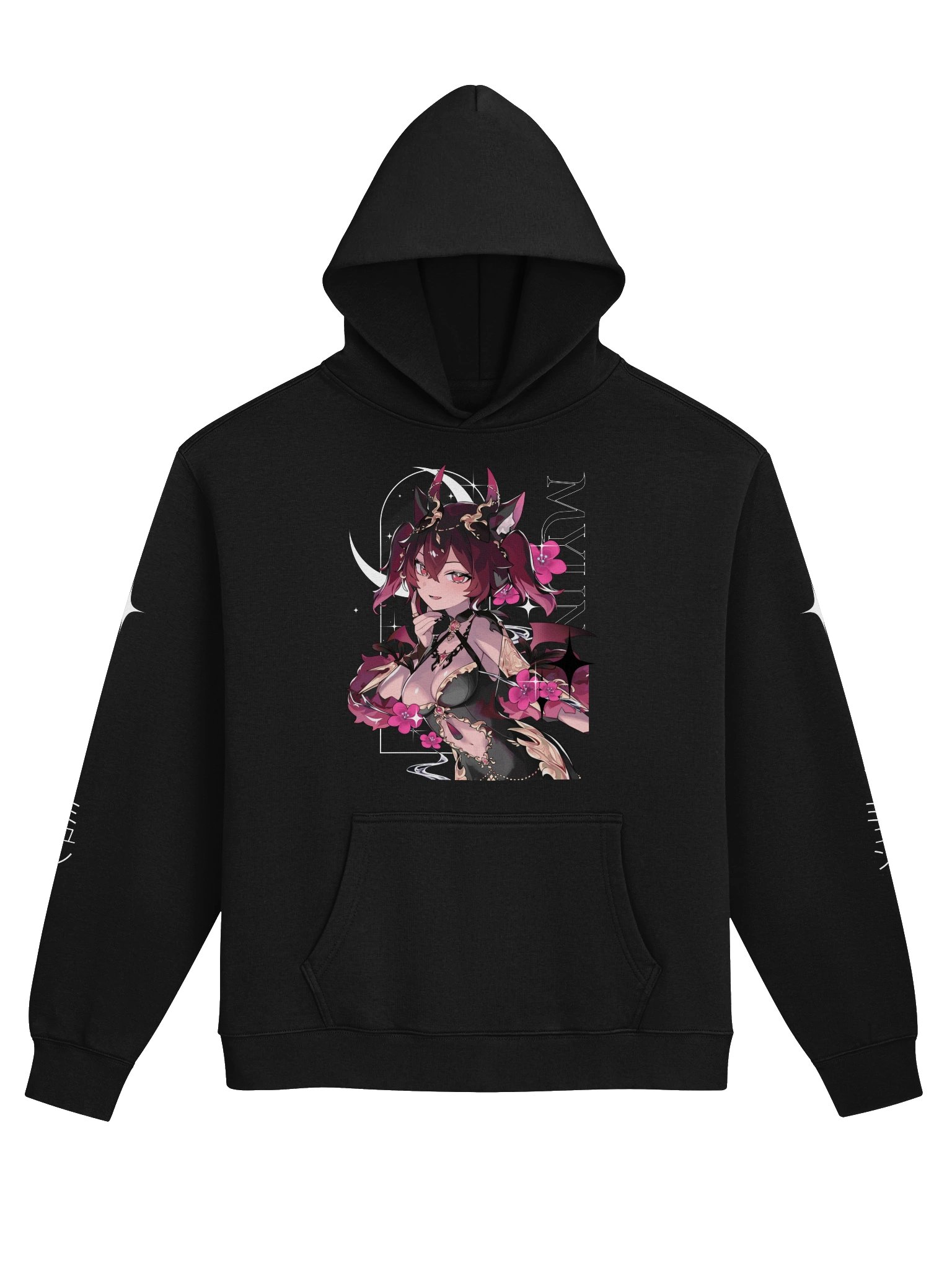 [HOODIE] MYUN – FLORAL MOON product image (1)