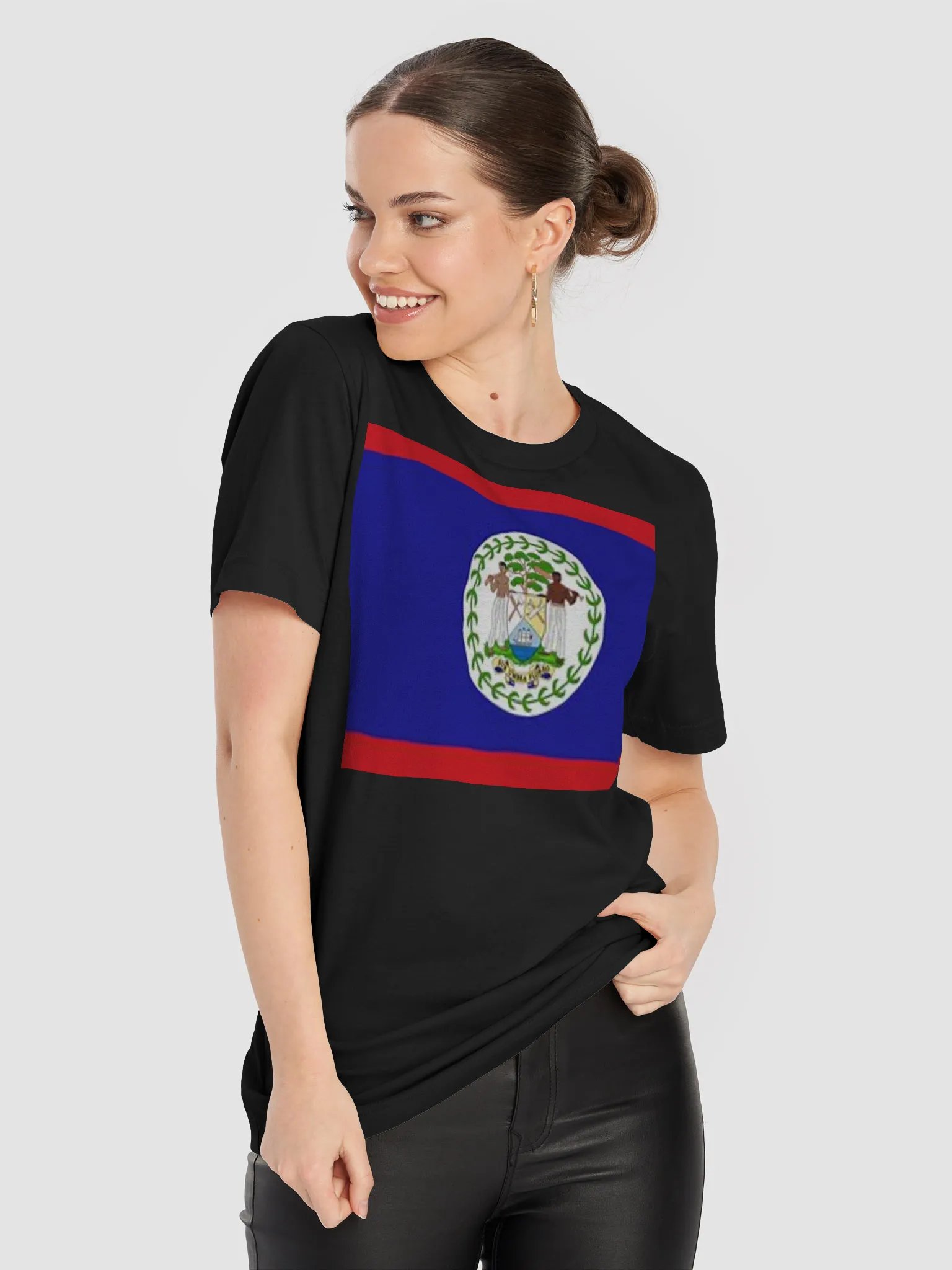 Exclusive Graphic Grove Supersoft Unisex T-Shirt - Belize Flag product image (9)