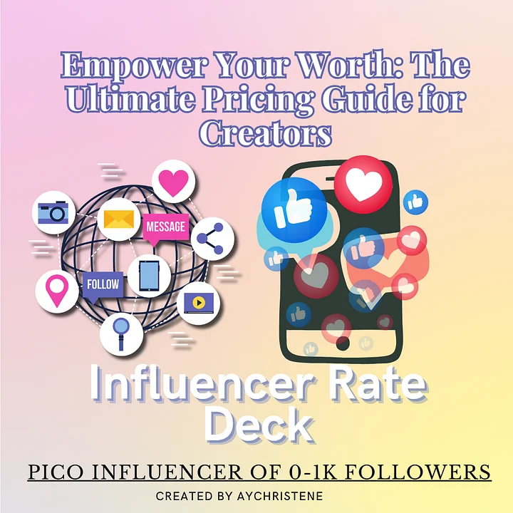 Empower Your Worth: The Ultimate Pricing Guide for Creators: Pico -Influencer Edition product image (1)
