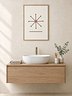 Atomic Starburst Print | Mid Century Bathroom Wall Art