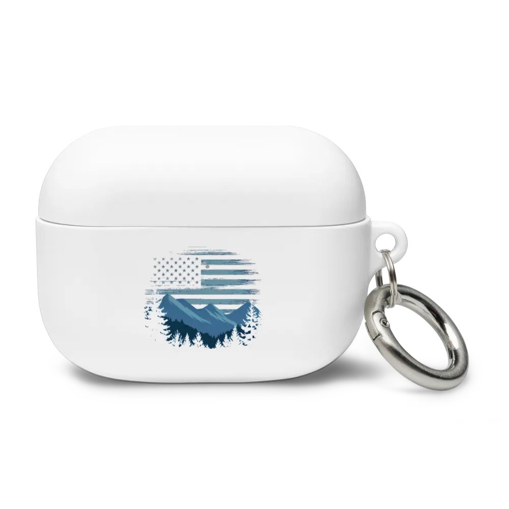 Patriotic Peaks AirPods Case product image (89)