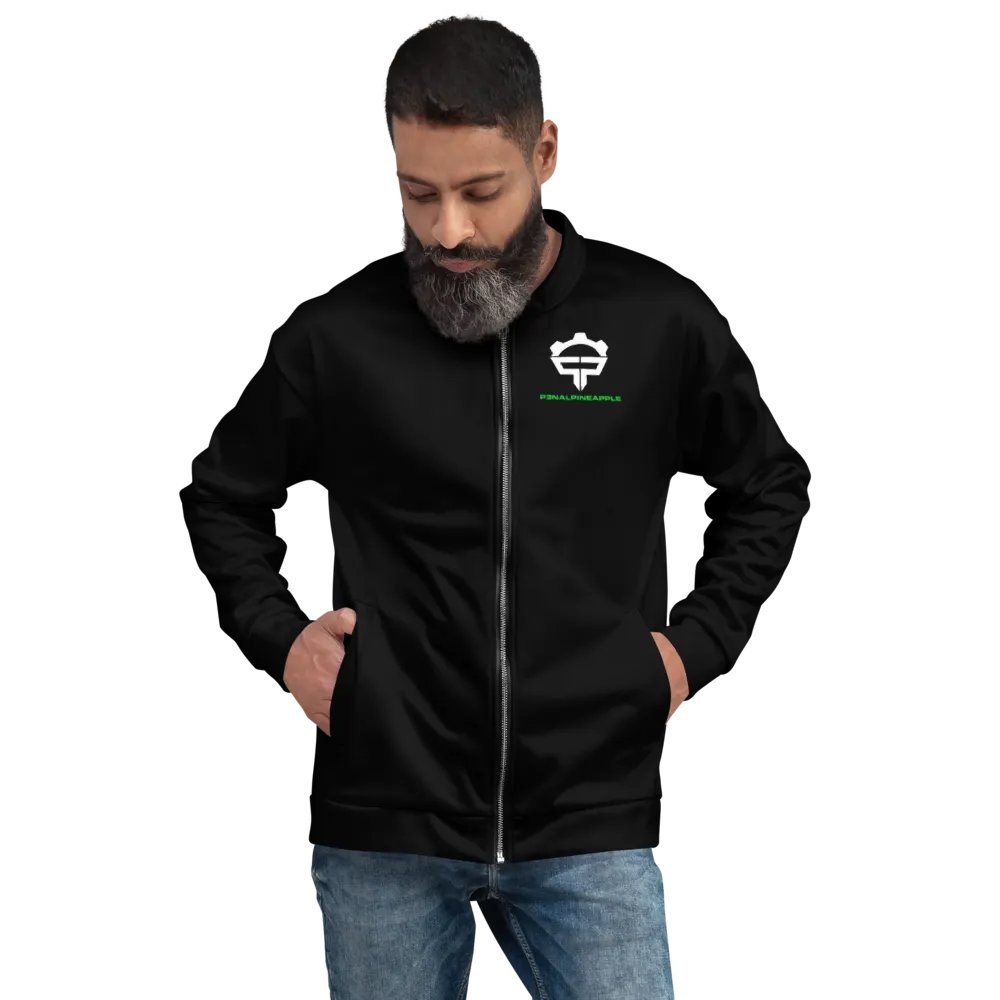 P3nAlPineapple - Black Bomber Jacket product image (2)