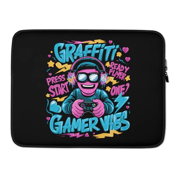 Gamer Vibes Laptop Sleeve – Protective & Stylish Sleeve for Gamers product image (2)
