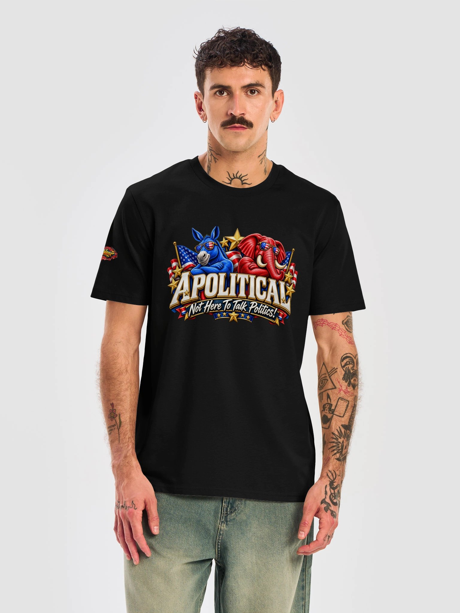 "APOLITICAL" Unisex T-shirt product image (34)