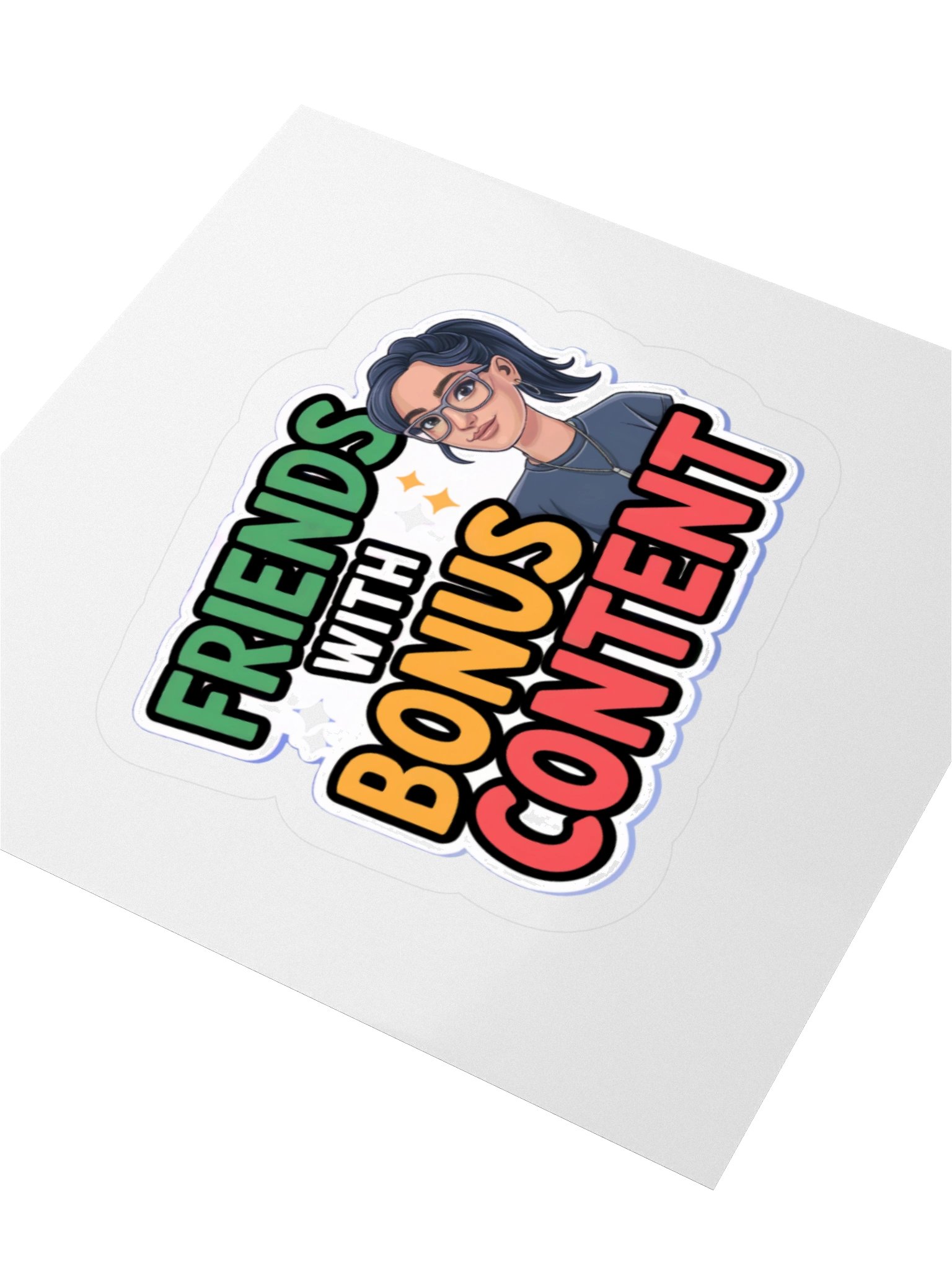 Friends with bonus content stickers product image (9)