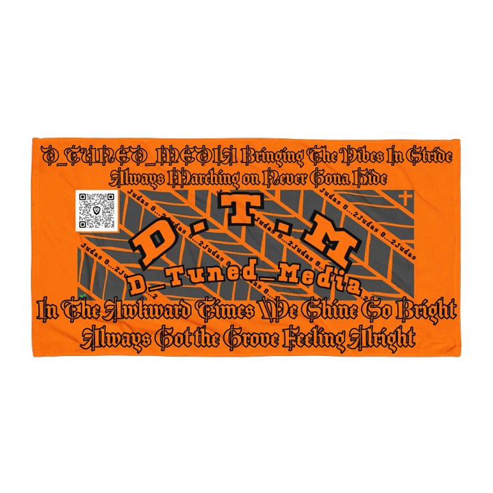 Groove Vibes Sublimated Towel product image (1)