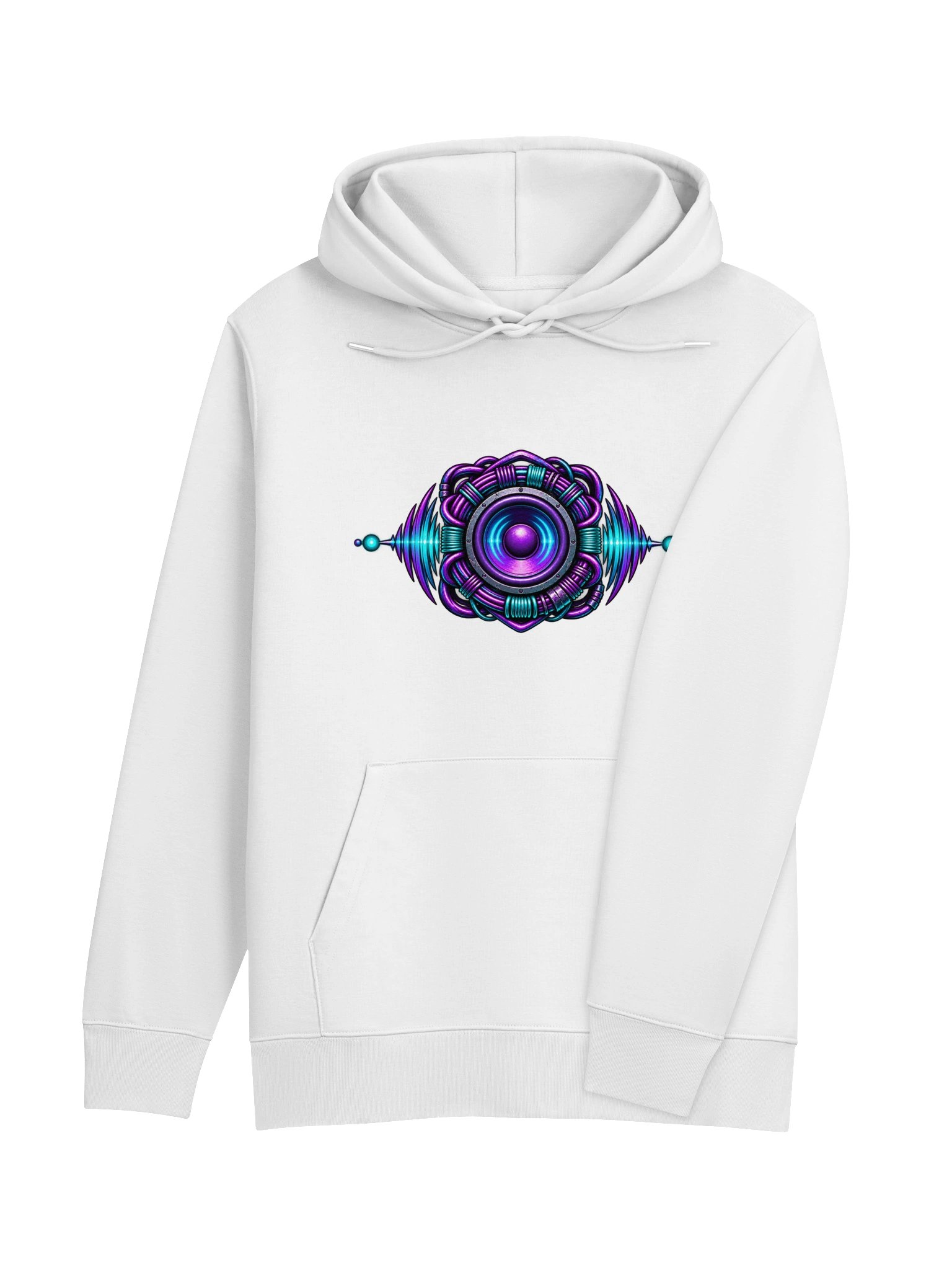 SUBWIRE Drip Logo Hoodie - White product image (4)