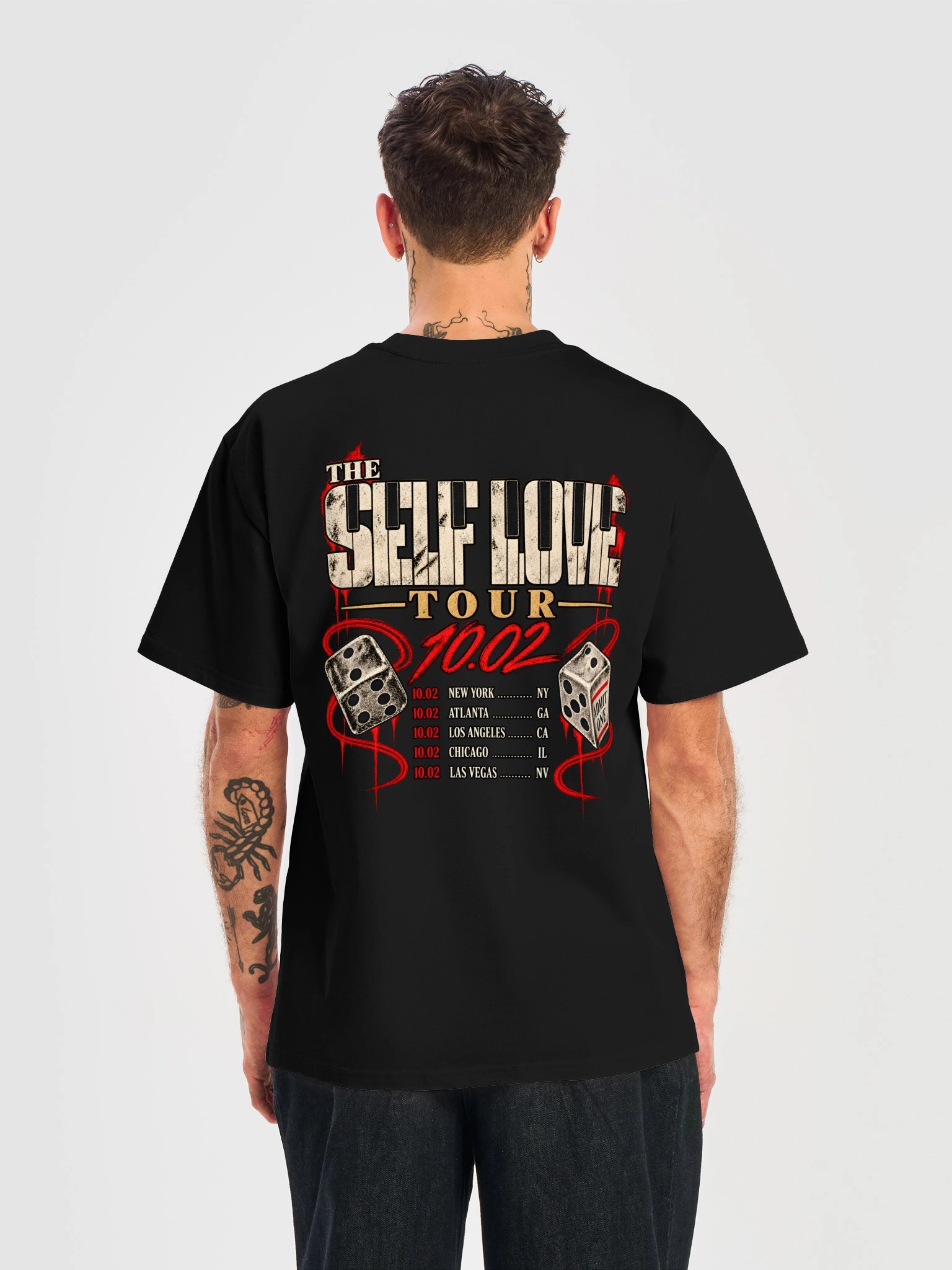 EXCLUSIVE SELF LOVE TOUR BAND TEE product image (6)