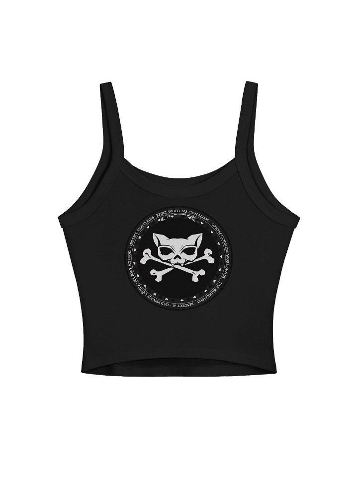 Not a Domme + My Politics Micro-Rib Tank Top product image (2)