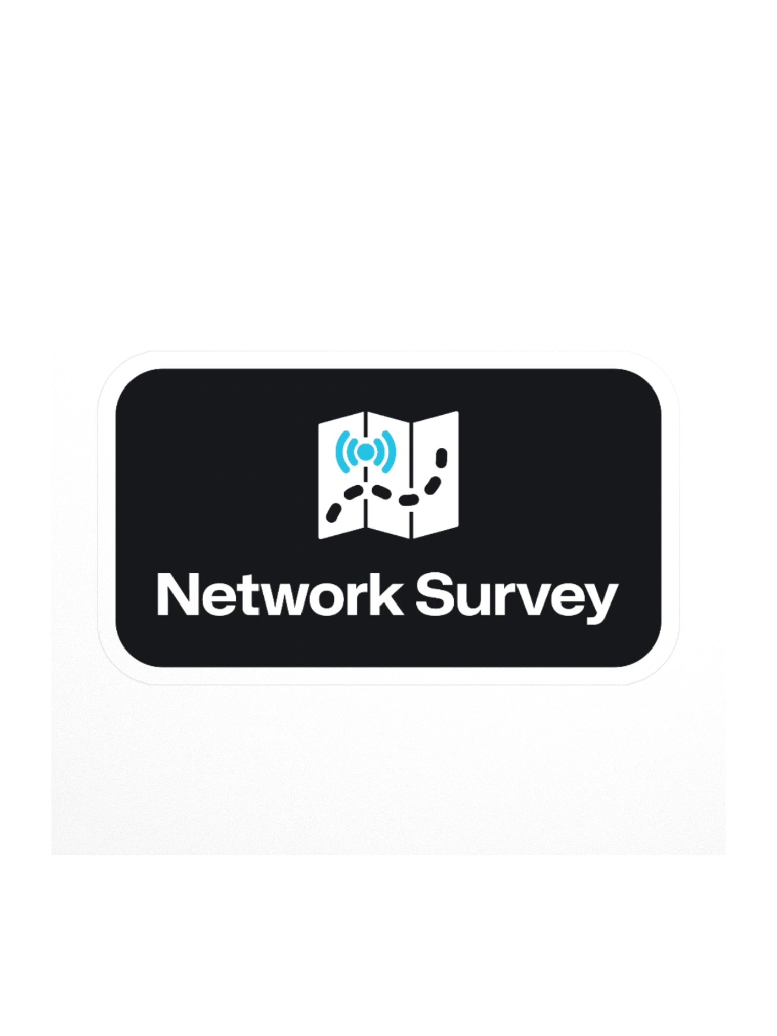 Network Survey Logo Sticker product image (1)