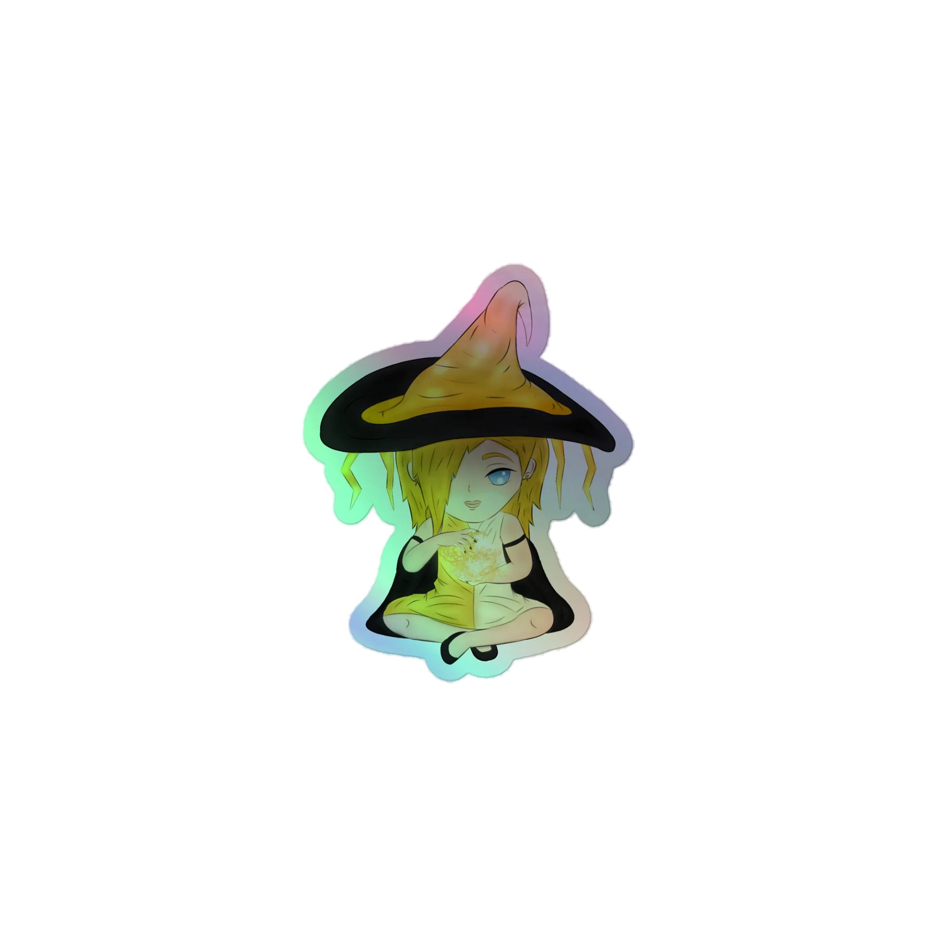 Lightning Witch Aidan | Holographic Sticker product image (1)