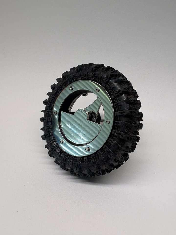1.8" v2 Floater Wheels - "Trinity" wheel face with "Horizon" floater product image (1)
