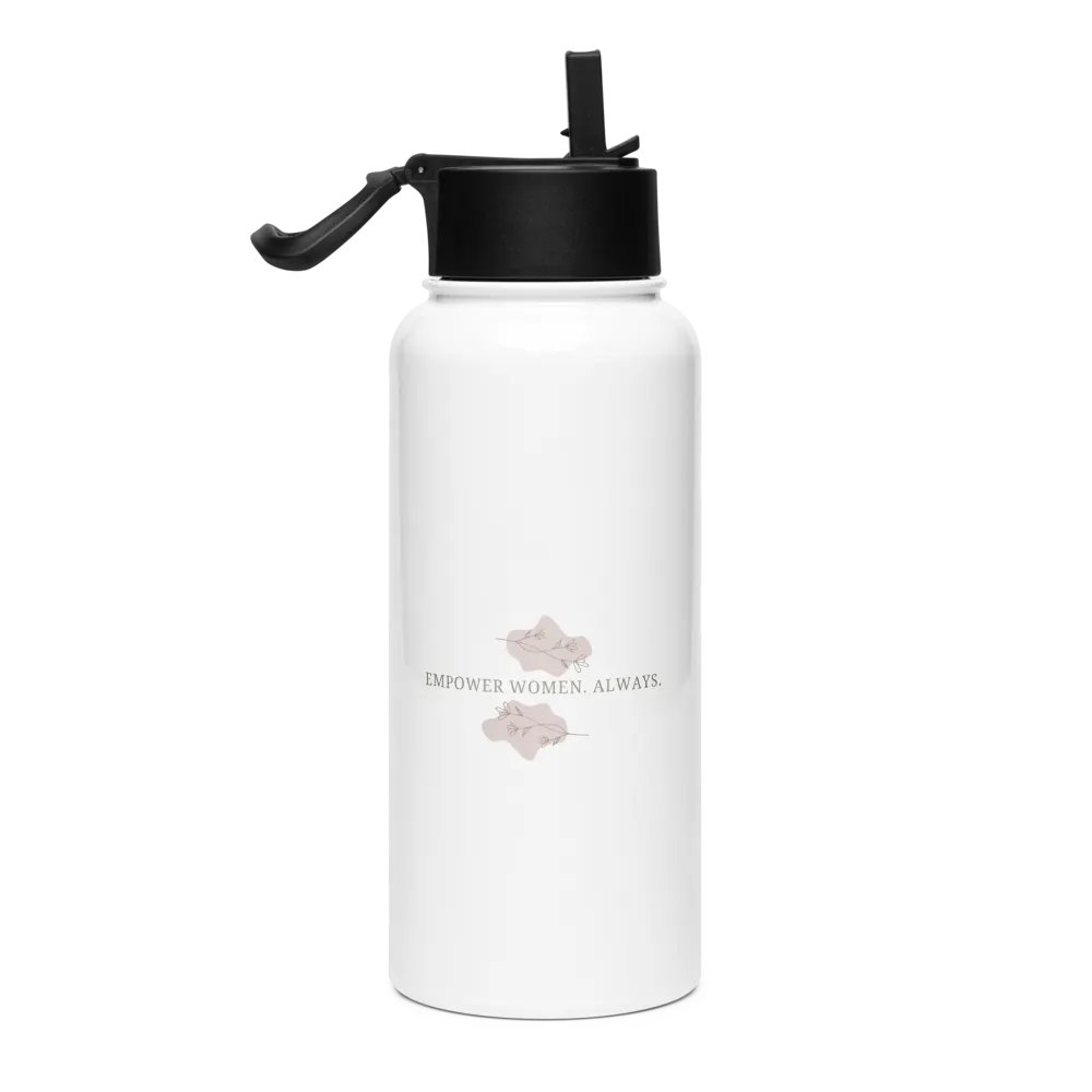 Stainless Steel Water Bottle with a Straw Lid SWFB0126 product image (2)