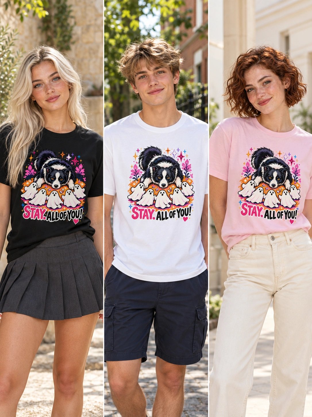 Border Collie Halloween T-Shirt – Stay. All of You! product image (4)