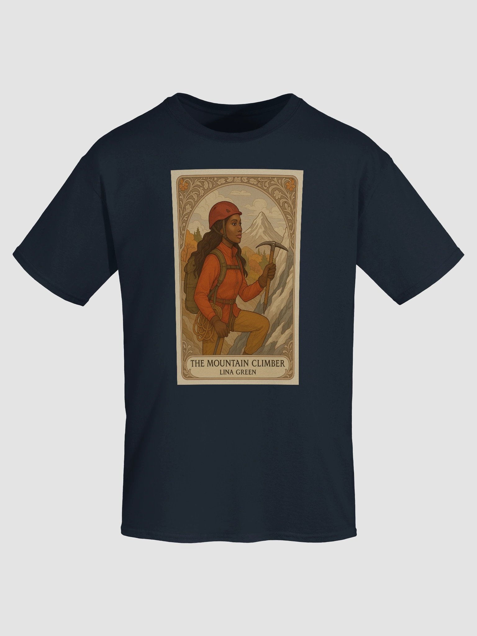 Tarot Card Shirt- Lina Green - Lunch Therapy on the back - Unisex Ultra Cotton Tee product image (19)