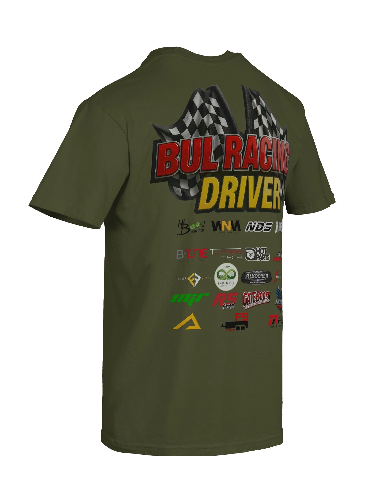 BULRACING driver -Dyed Heavyweight T-Shirt Team - wiQmT7vk8tw