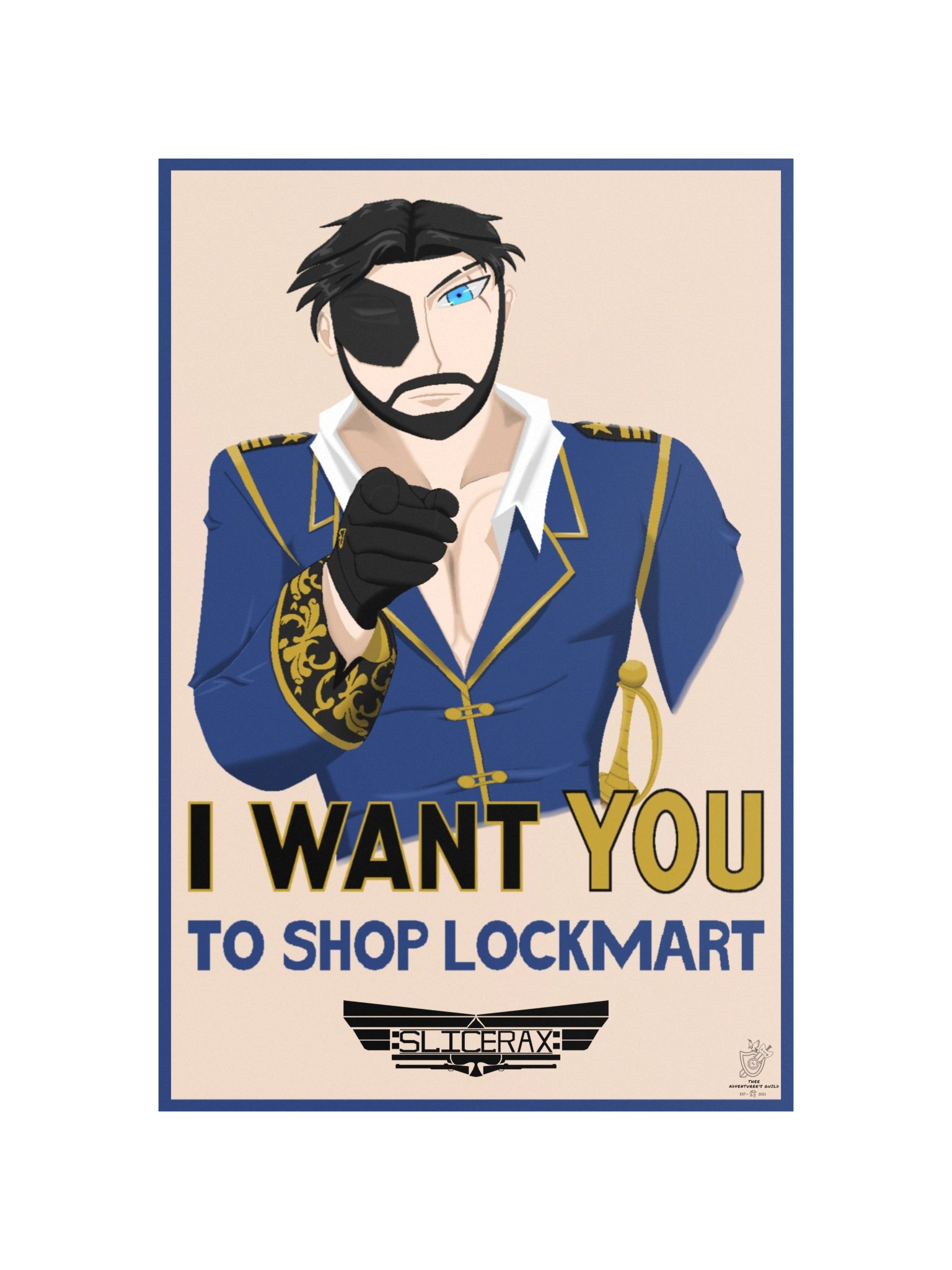 Captain Slicerax LOCKMART Poster product image (1)