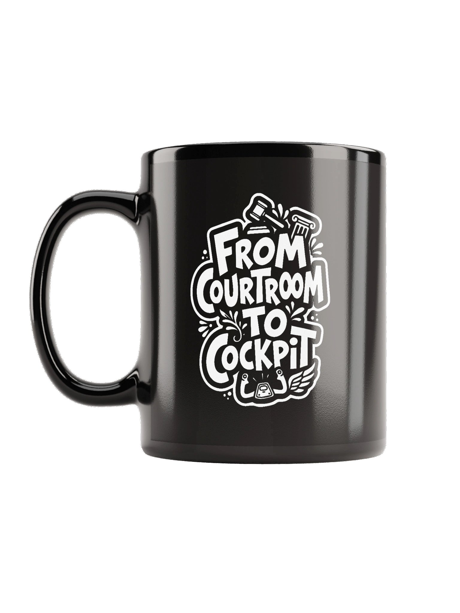 From Courtroom to Cockpit Mug product image (2)