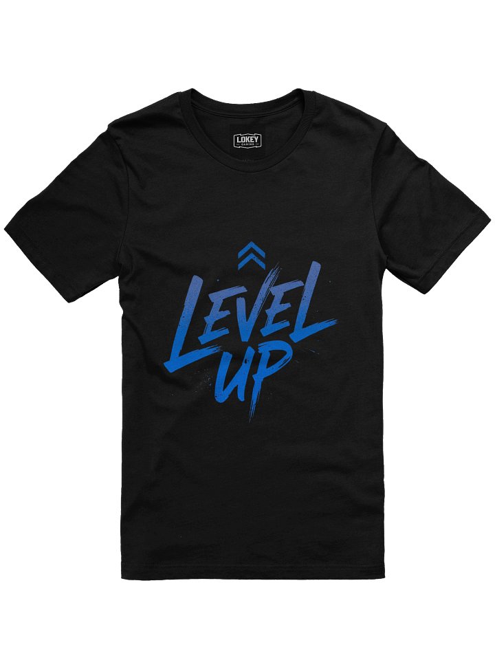 LoKeYb Blue Brushstroke Chevron Tee product image (2)
