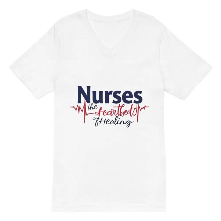 Heartbeat of Healing V-Neck Tee product image (2)