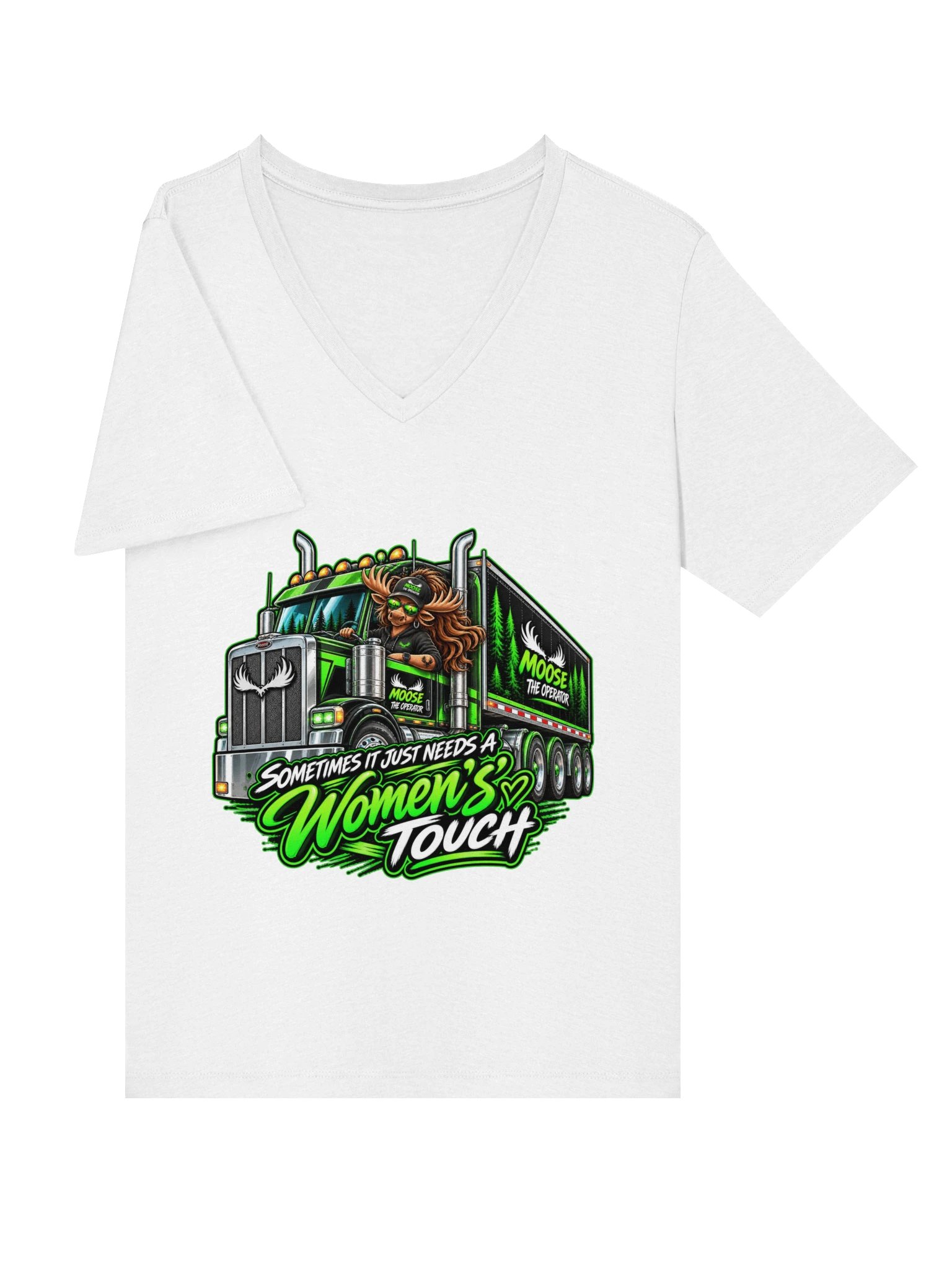 Moose Women's Touch Semi Truck T-Shirt product image (21)