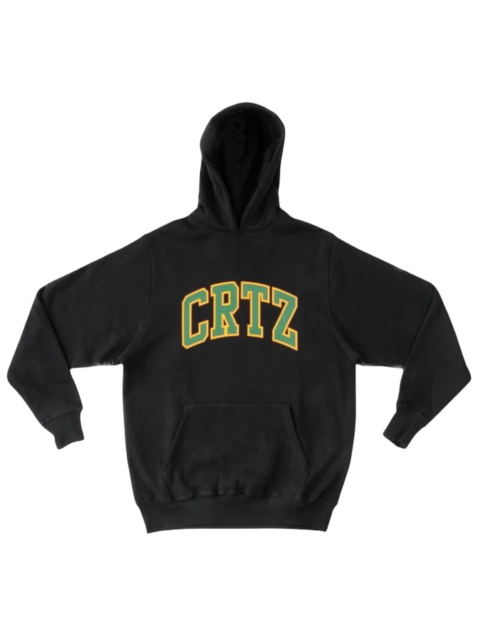 Corteiz Crtz Dropout Hoodie Black/Green product image (1)