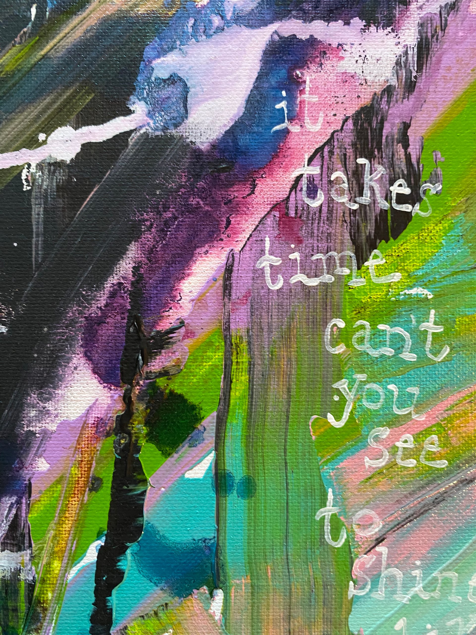 Shine Like Me Satellite Eclipse Lyric Painting product image (5)