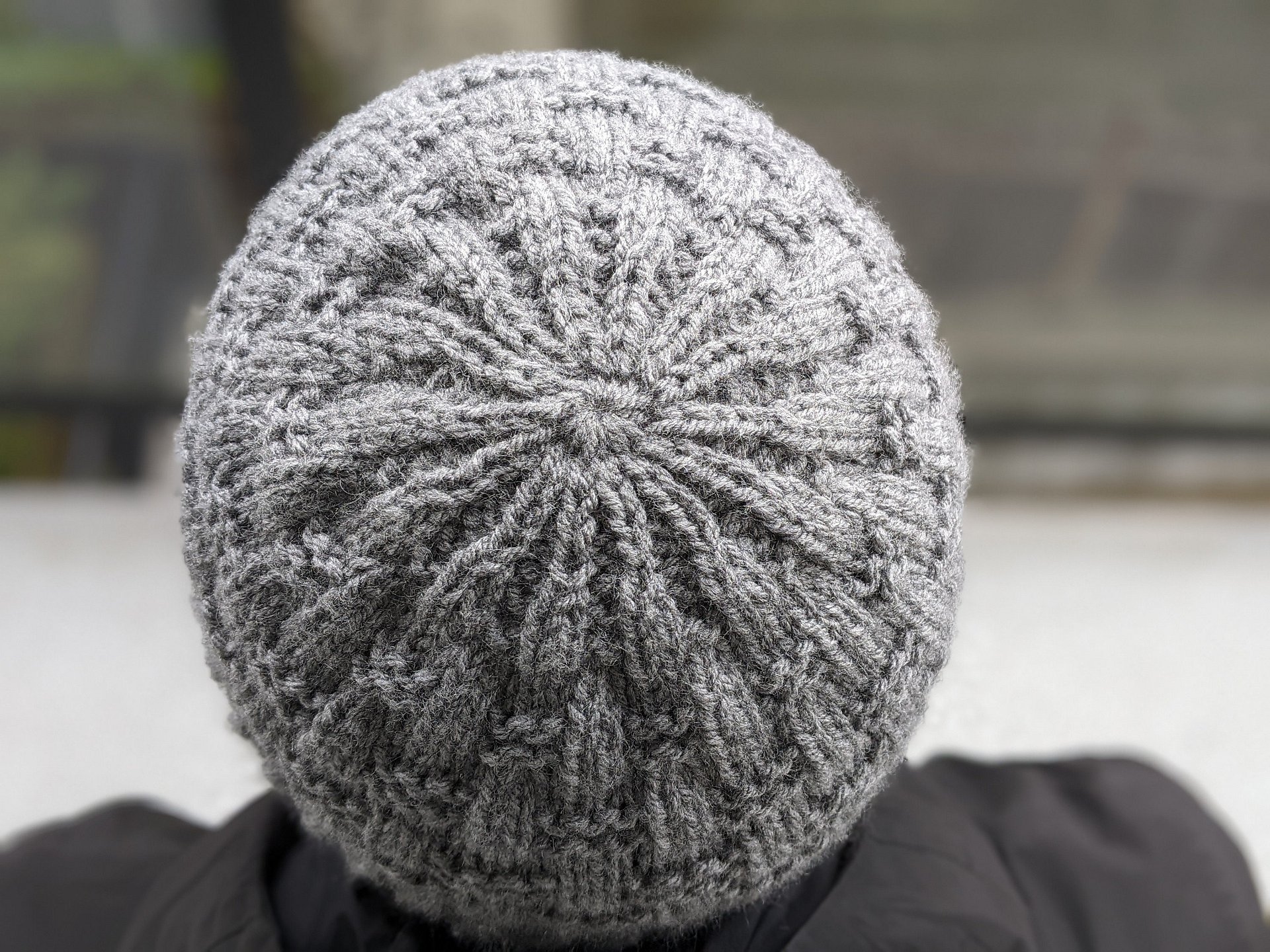 Knit Hat with Folded Brim Pattern for Men product image (6)