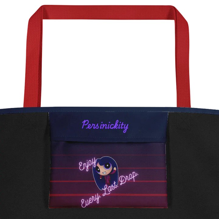 Pizza Love Tote Bag - Red/Blue product image (2)