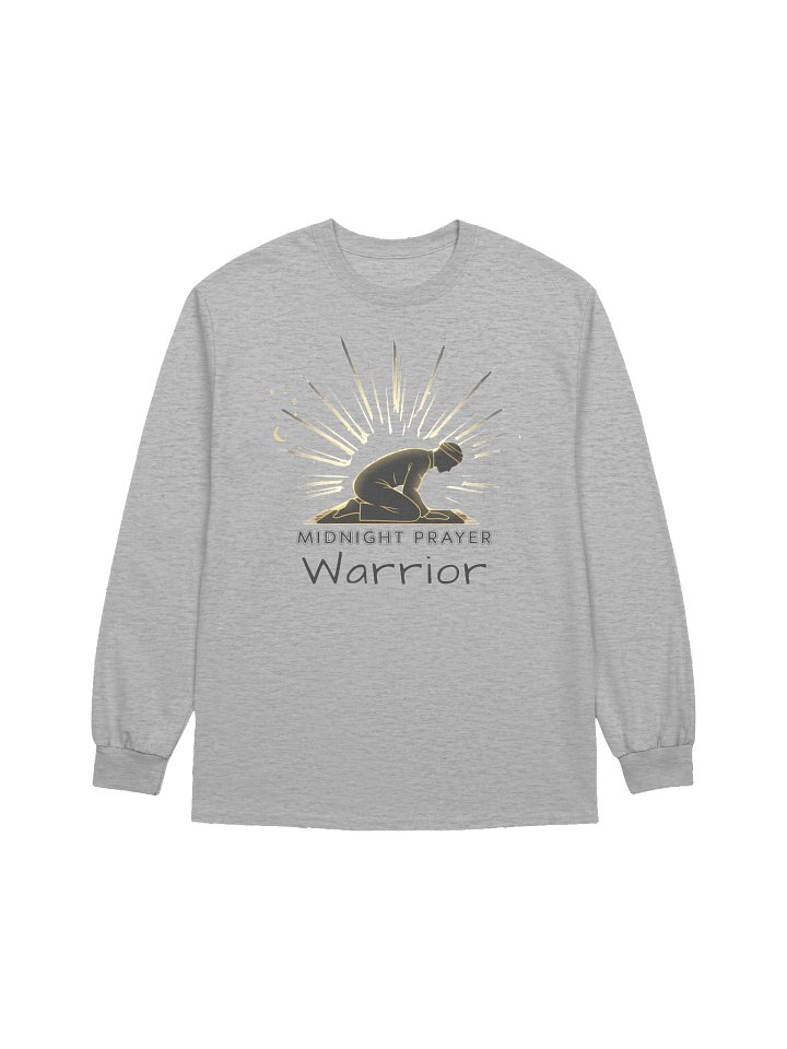 'Midnight Prayer Warrior' Long Sleeve T-Shirt product image (1)