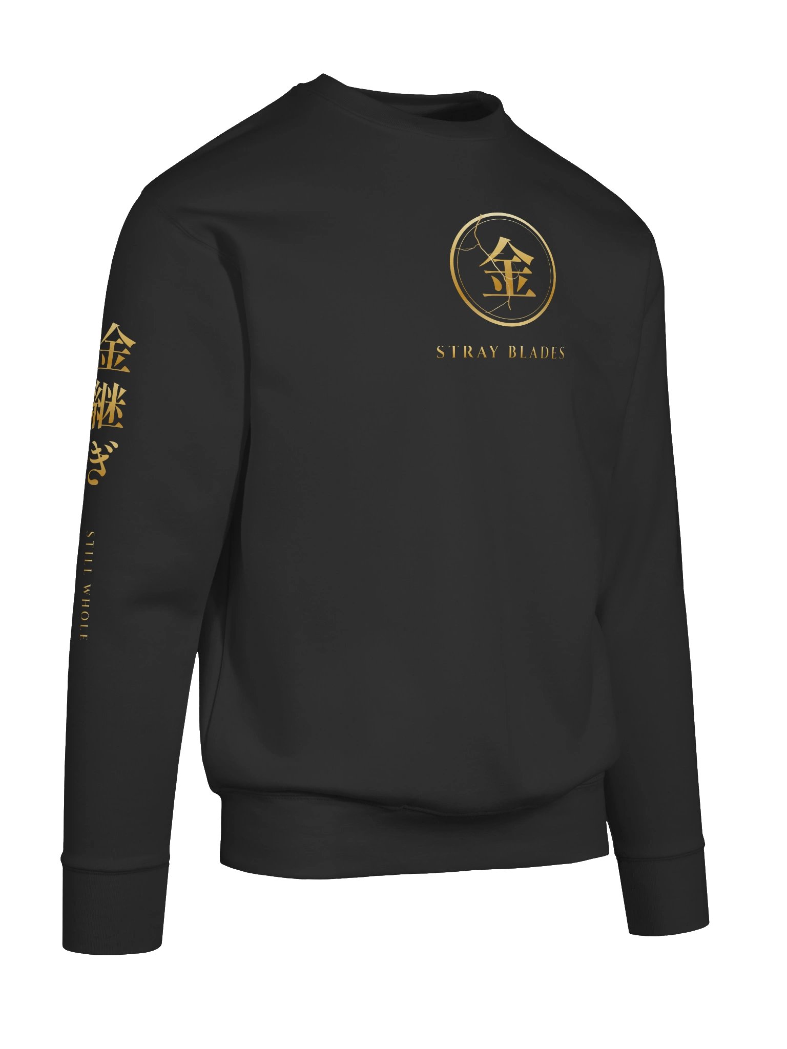 KINTSUGI Crewneck — Black & Gold product image (10)