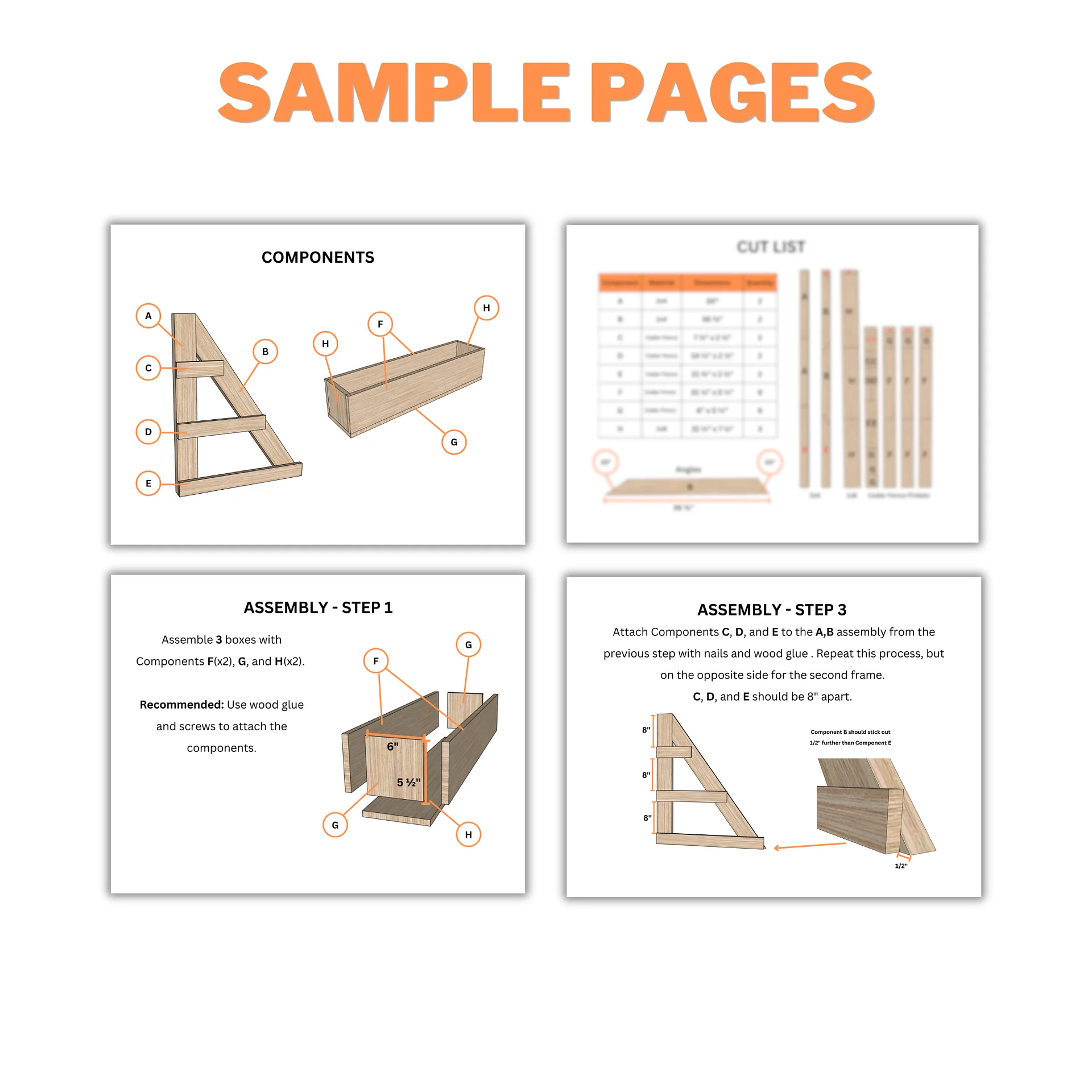 3 Tier Planter Box Plans (PDF) product image (5)