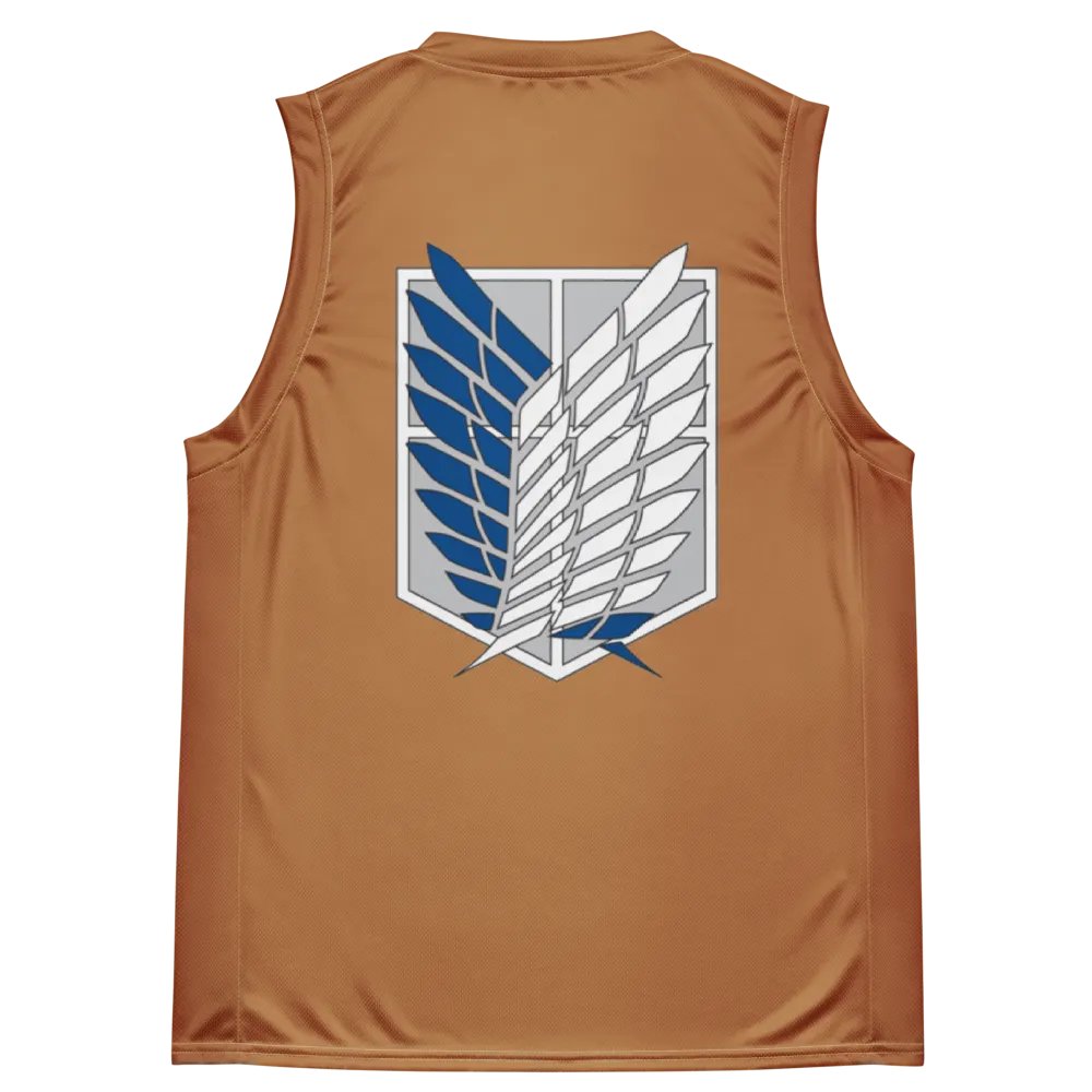 Attack on Titan Scout Regiment Logo Basketball Jersey product image (10)