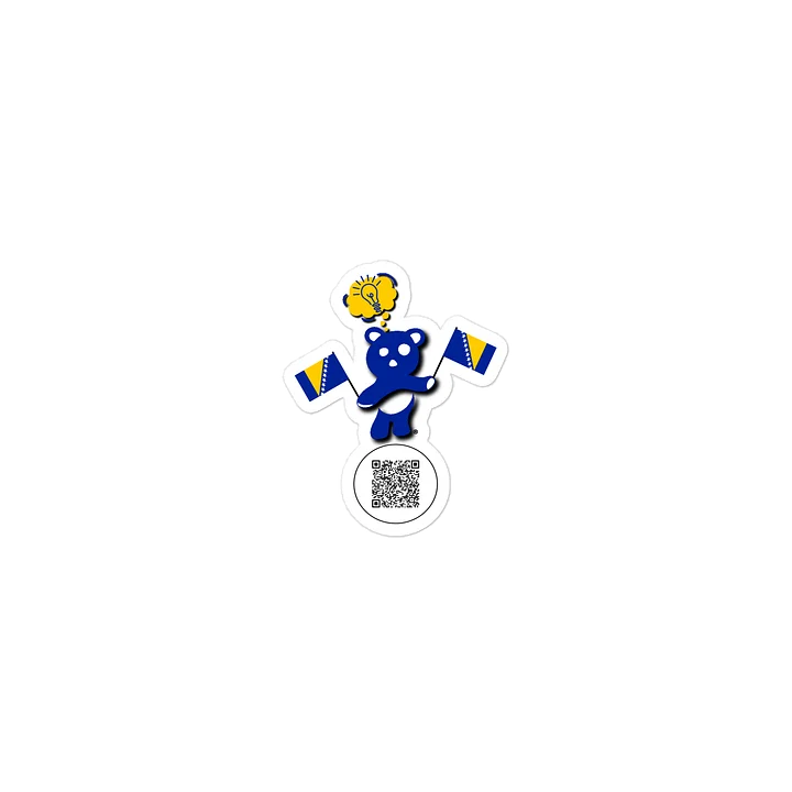 Bosnia-Herzegovina — Country Bear Sticker | BehrBrained Media product image (1)